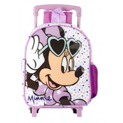 Mochila de Guardería Minnie Confetti con Ruedas Perona 58446