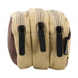 Portatodo Triple Beige Francis Montesinos Lettering Perona 58572 | Perona Bags
