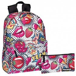 Mochila Ice-Cream con Portatodo Perona 57968