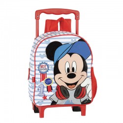 Mochila con Ruedas Guardería Mickey Best Perona 58431 | Perona Bags