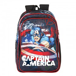 Mochila Junior Adaptable Capitán América Supreme Perona 58536 | Perona Bags