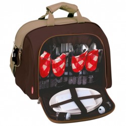 Bolsa Nevera de Picnic Marrón Perona 54576 | Perona Bags